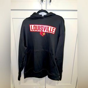 XL Men’s Black Sweatshirt Red Cardinals Louisville Like New Athletic